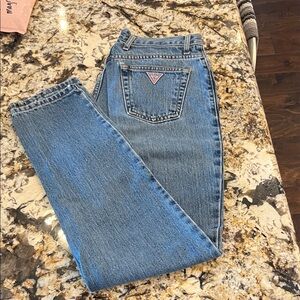 Guess Women's Classic Blue Straight Leg Jeans